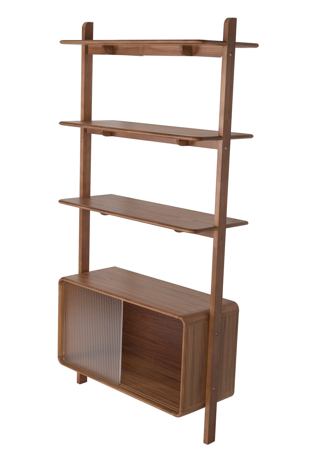 Regal Rise in Braun präsentiert im Onlineshop von KAQTU Design AG. Standregal ist von Zuiver