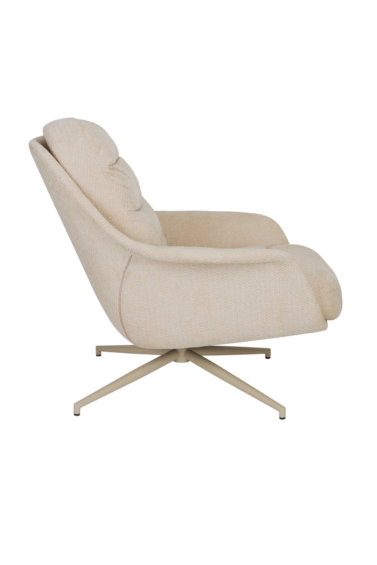 Loungesessel Philly in beige präsentiert im Onlineshop von KAQTU Design AG. Drehsessel ist von Zuiver