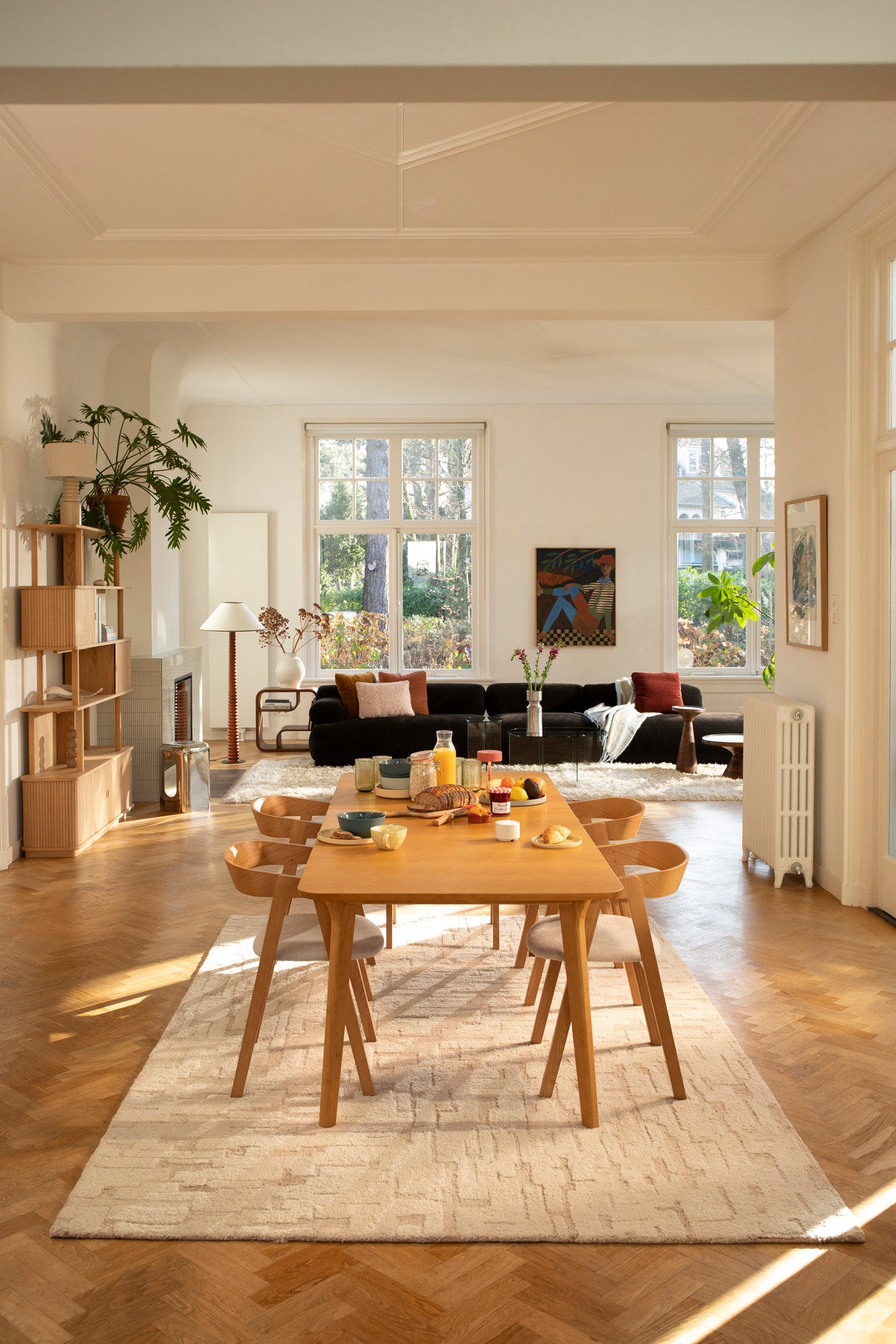 Stuhl Mads in Natur präsentiert im Onlineshop von KAQTU Design AG. Stuhl ist von Zuiver