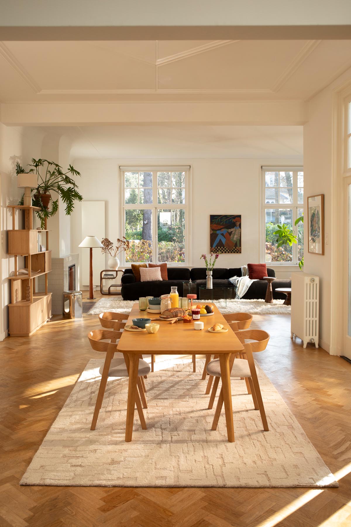 Stuhl Mads in Natur präsentiert im Onlineshop von KAQTU Design AG. Stuhl ist von Zuiver