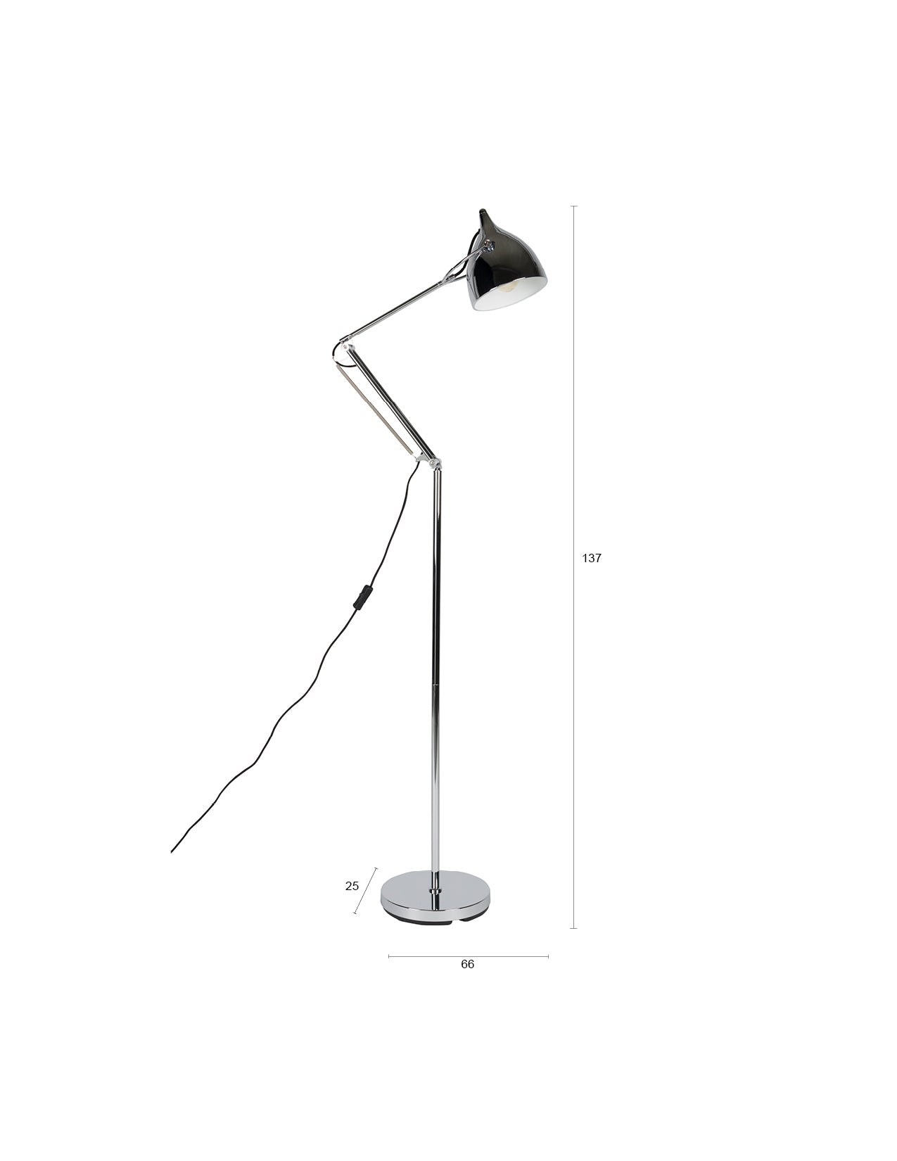 Entdecken Sie die Reader Chrome Stehleuchte von Zuiver – eine elegante Lampe mit verstellbarem Licht, perfekt für jeden Raum und jeden Stil.