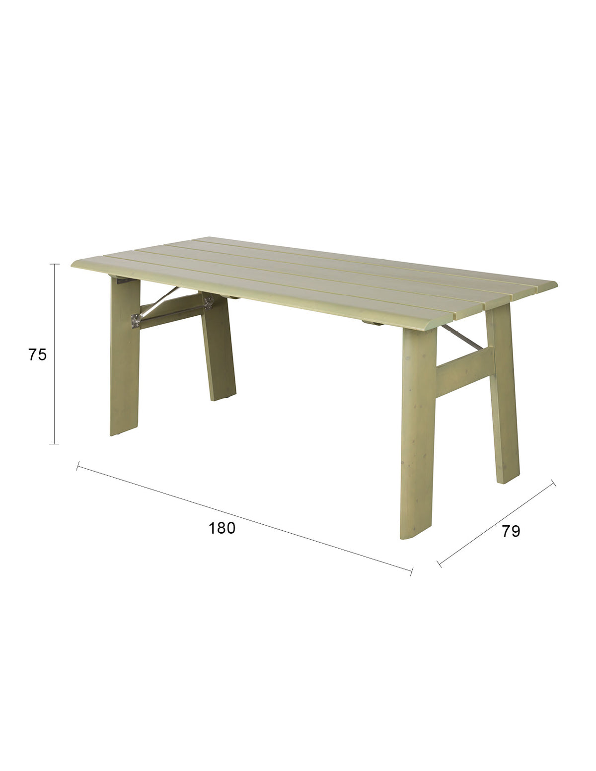 Gartentisch Avenue Desert Sage in Grün präsentiert im Onlineshop von KAQTU Design AG. Gartentisch ist von Zuiver