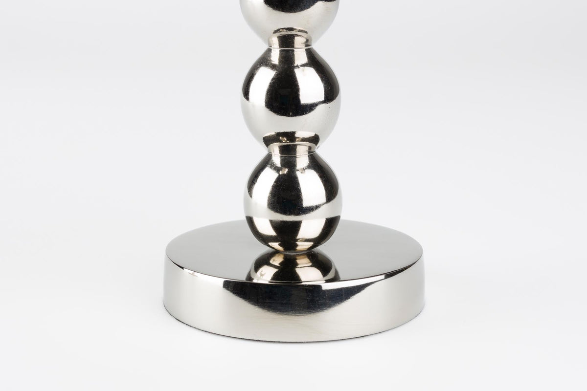 Kerzenständer Bubbles Four Shiny Silver in Silber präsentiert im Onlineshop von KAQTU Design AG. Kerzenständer ist von Zuiver