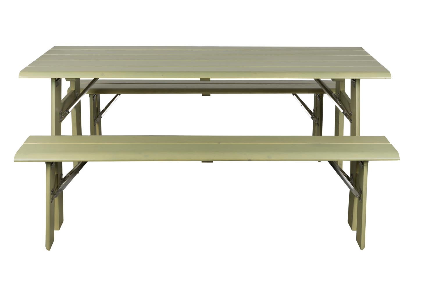 Erleben Sie das elegante Gartentischset Avenue von Zuiver – klappbar, komfortabel und perfekt für entspannte Stunden im Freien!