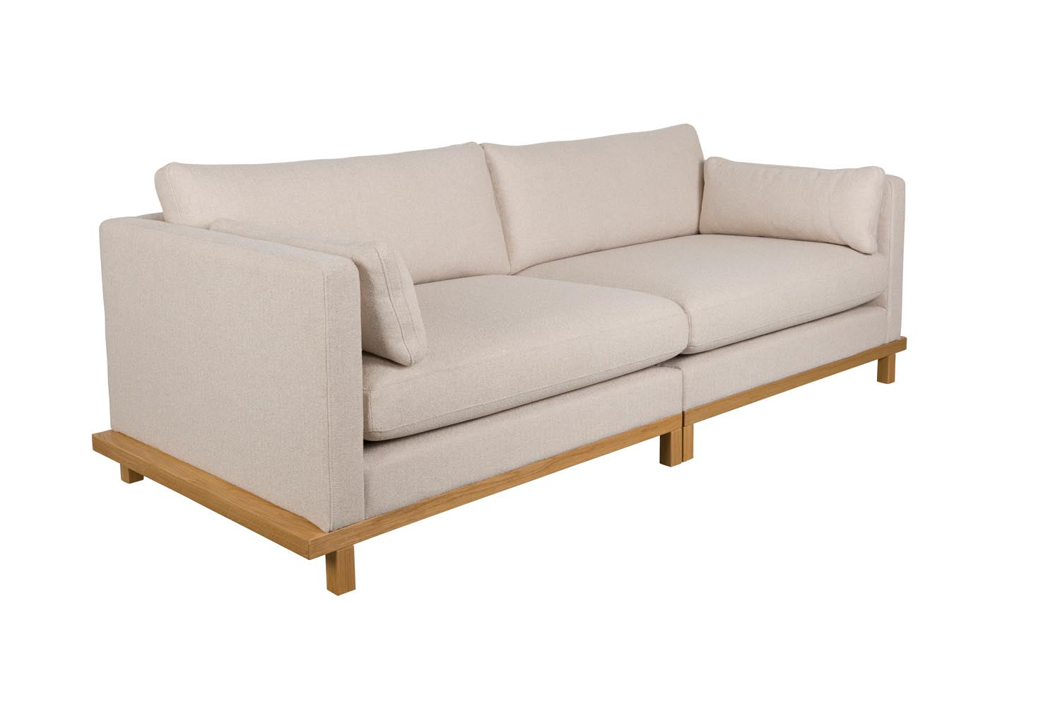Sofa Blossom 3-Seater in Sand präsentiert im Onlineshop von KAQTU Design AG. 3er Sofa ist von Zuiver