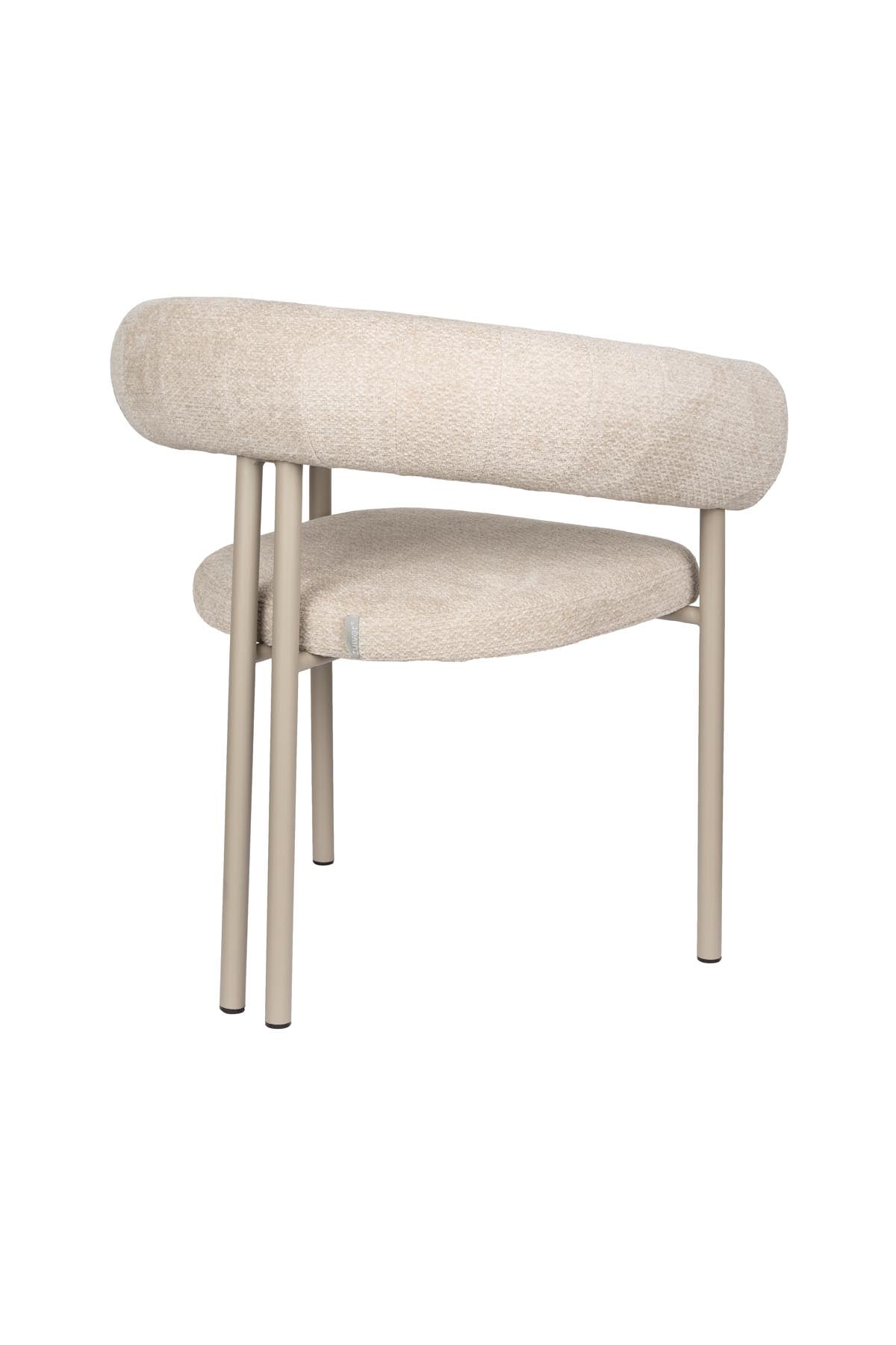 Armlehnstuhl Heels in Beige präsentiert im Onlineshop von KAQTU Design AG. Stuhl mit Armlehne ist von Zuiver