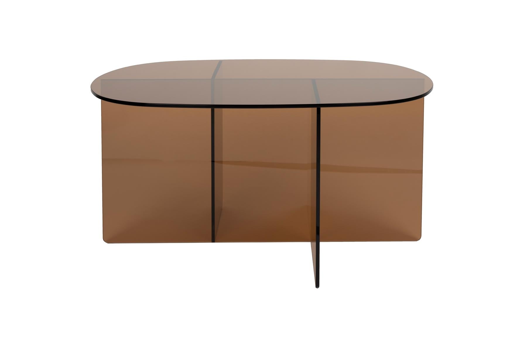 Couchtisch Linea in Braun präsentiert im Onlineshop von KAQTU Design AG. Couchtisch ist von Zuiver