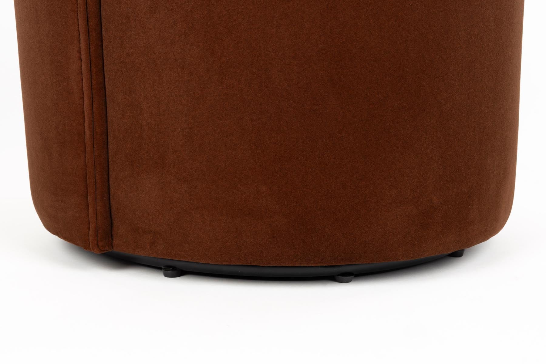 Sessel Plush in Braun präsentiert im Onlineshop von KAQTU Design AG. Sessel ist von Zuiver