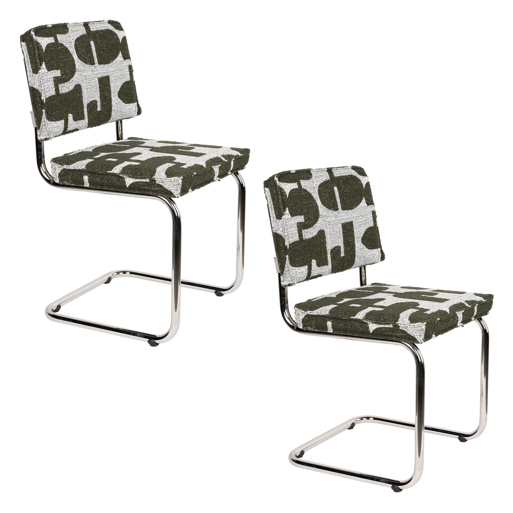 Stuhl Ridge in Grün präsentiert im Onlineshop von KAQTU Design AG. Stuhl ist von Zuiver