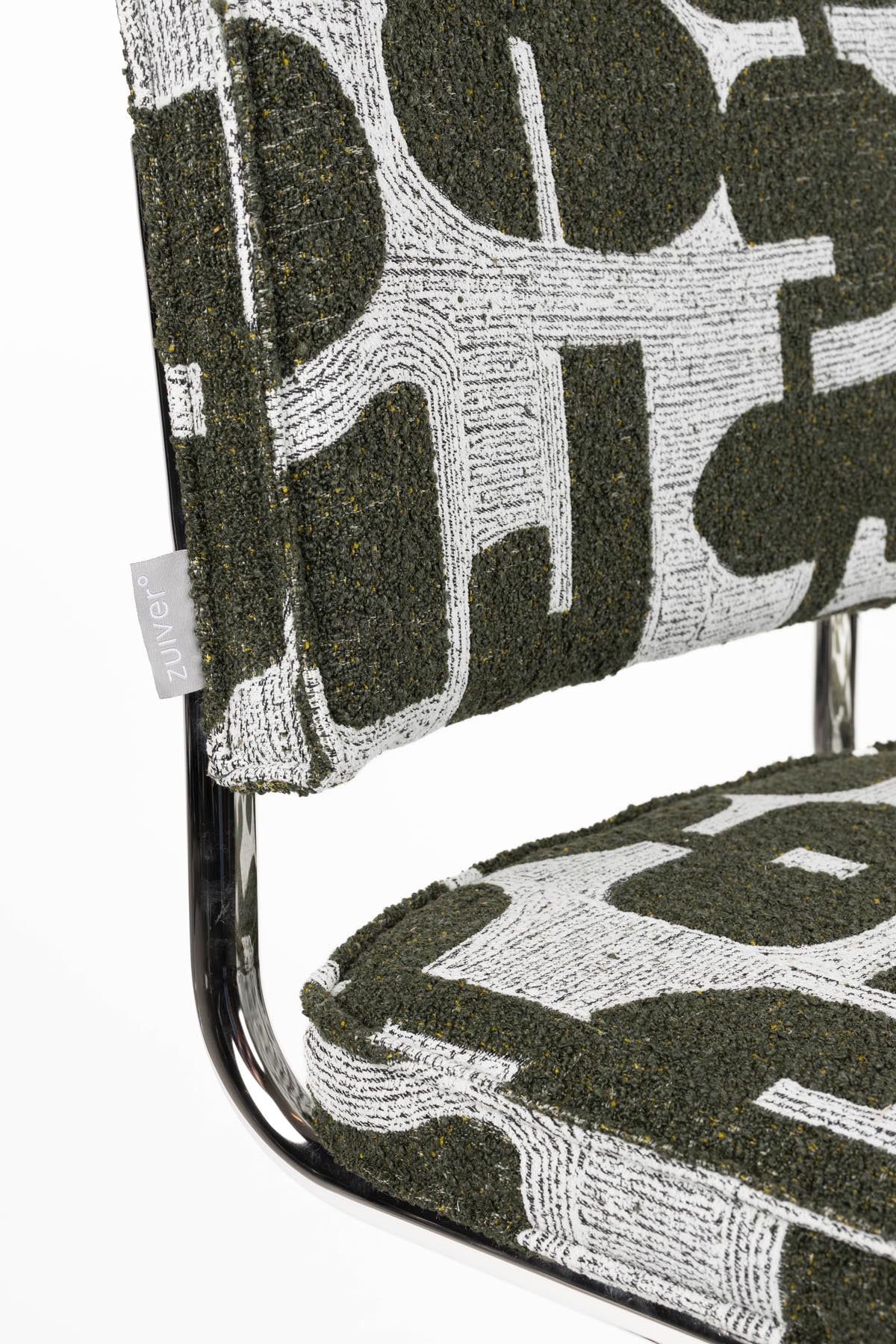 Stuhl Ridge in Grün präsentiert im Onlineshop von KAQTU Design AG. Stuhl ist von Zuiver