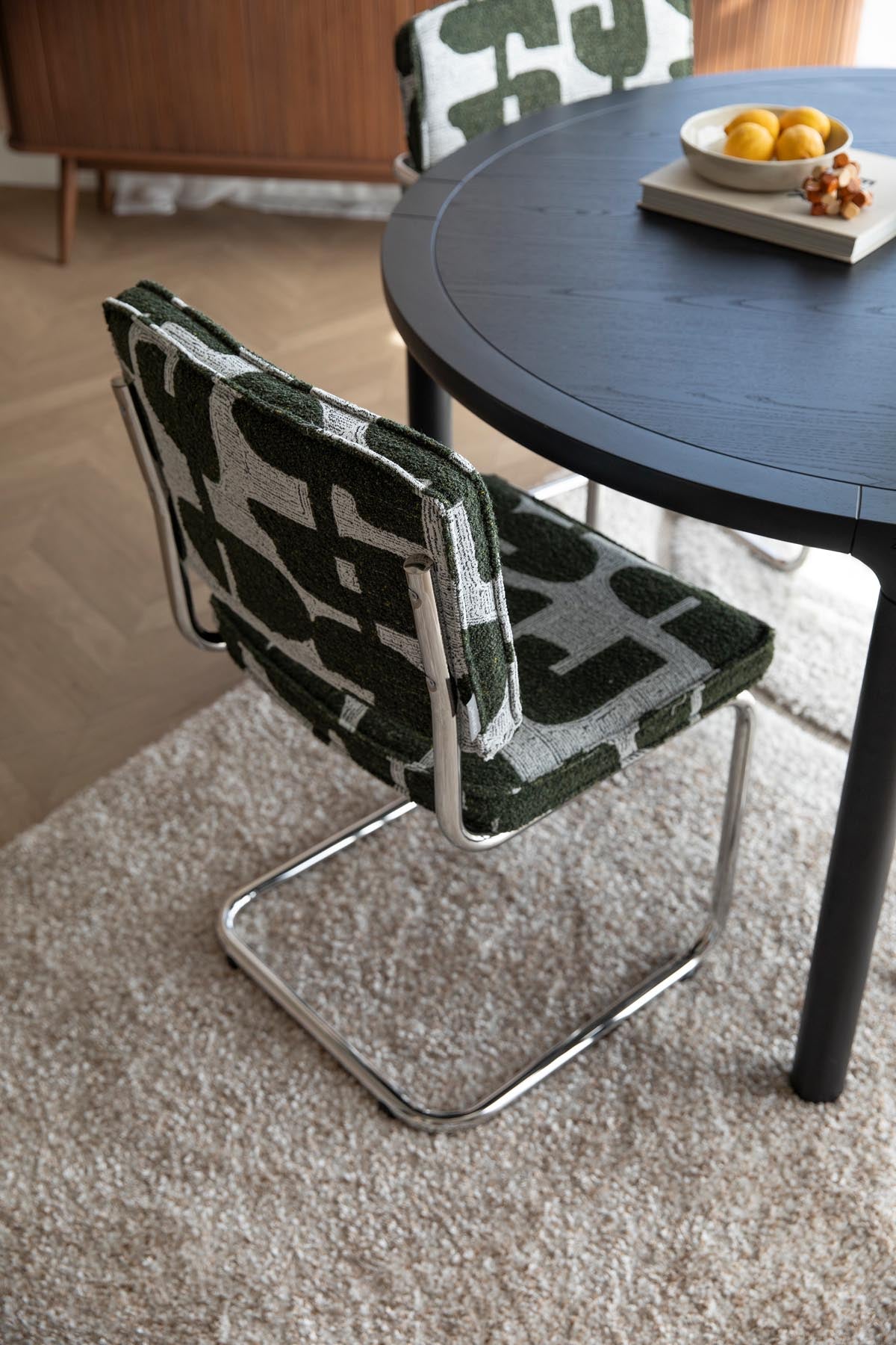 Stuhl Ridge in Deco Grün präsentiert im Onlineshop von KAQTU Design AG. Stuhl ist von Zuiver
