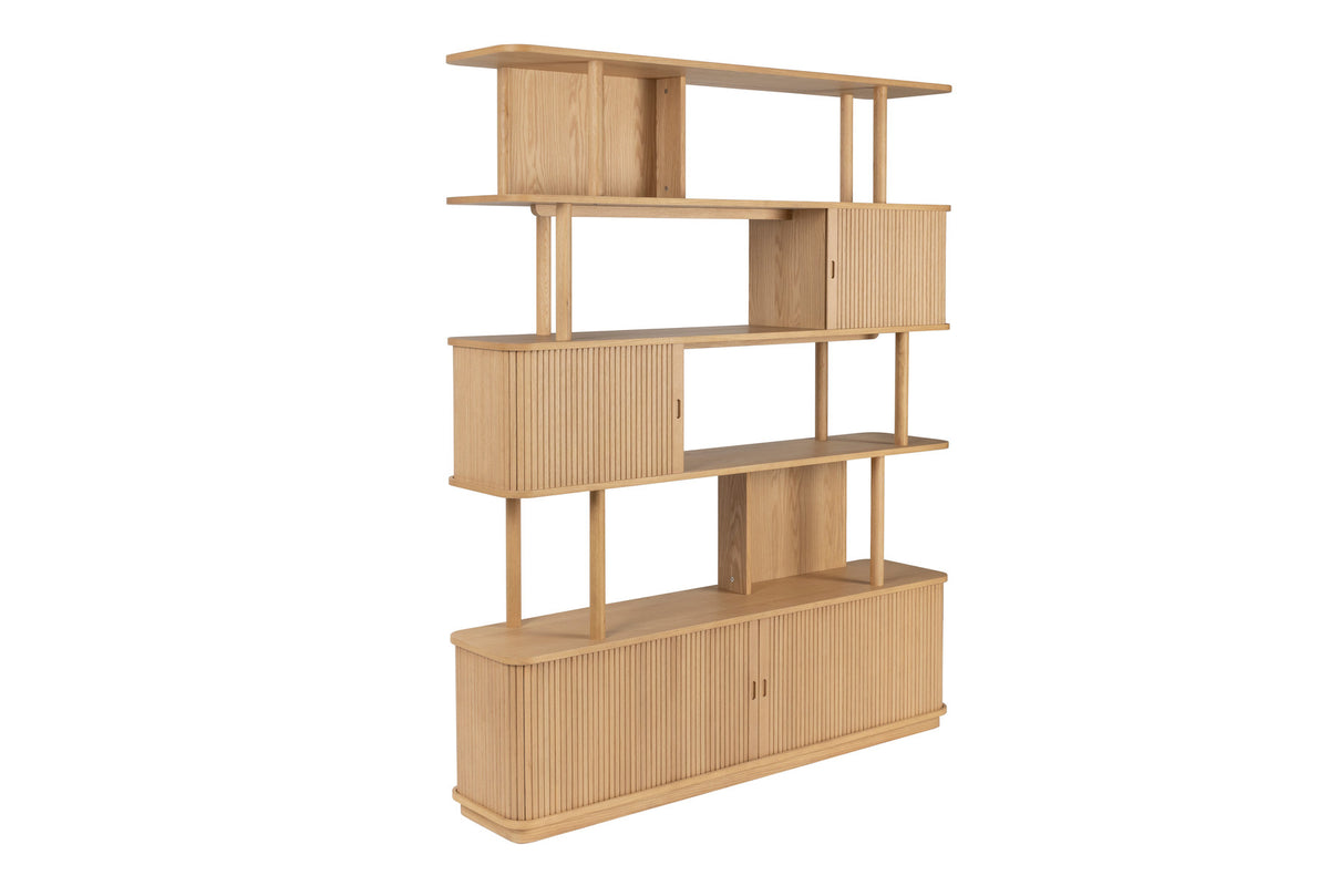 Bücherregal Barbier in Natur präsentiert im Onlineshop von KAQTU Design AG. Cabinet ist von Zuiver