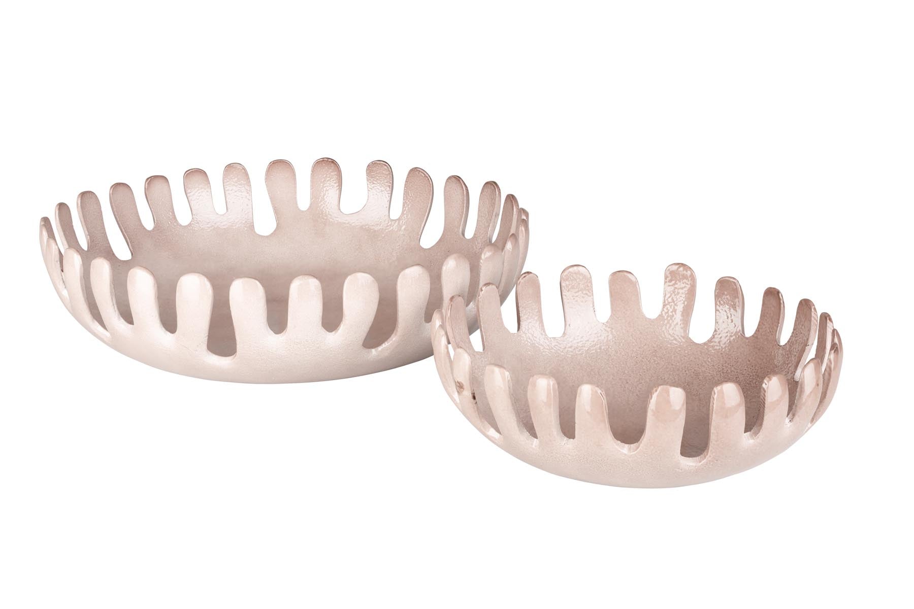 Tray Onda 2er Set in Taupe präsentiert im Onlineshop von KAQTU Design AG. Schale ist von Zuiver