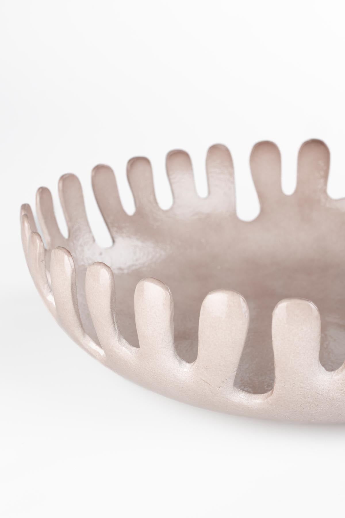 Tray Onda 2er Set in Taupe präsentiert im Onlineshop von KAQTU Design AG. Schale ist von Zuiver