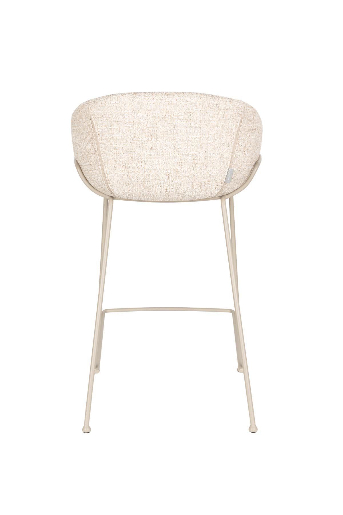 Barhocker Feston in Beige präsentiert im Onlineshop von KAQTU Design AG. Barstuhl ist von Zuiver