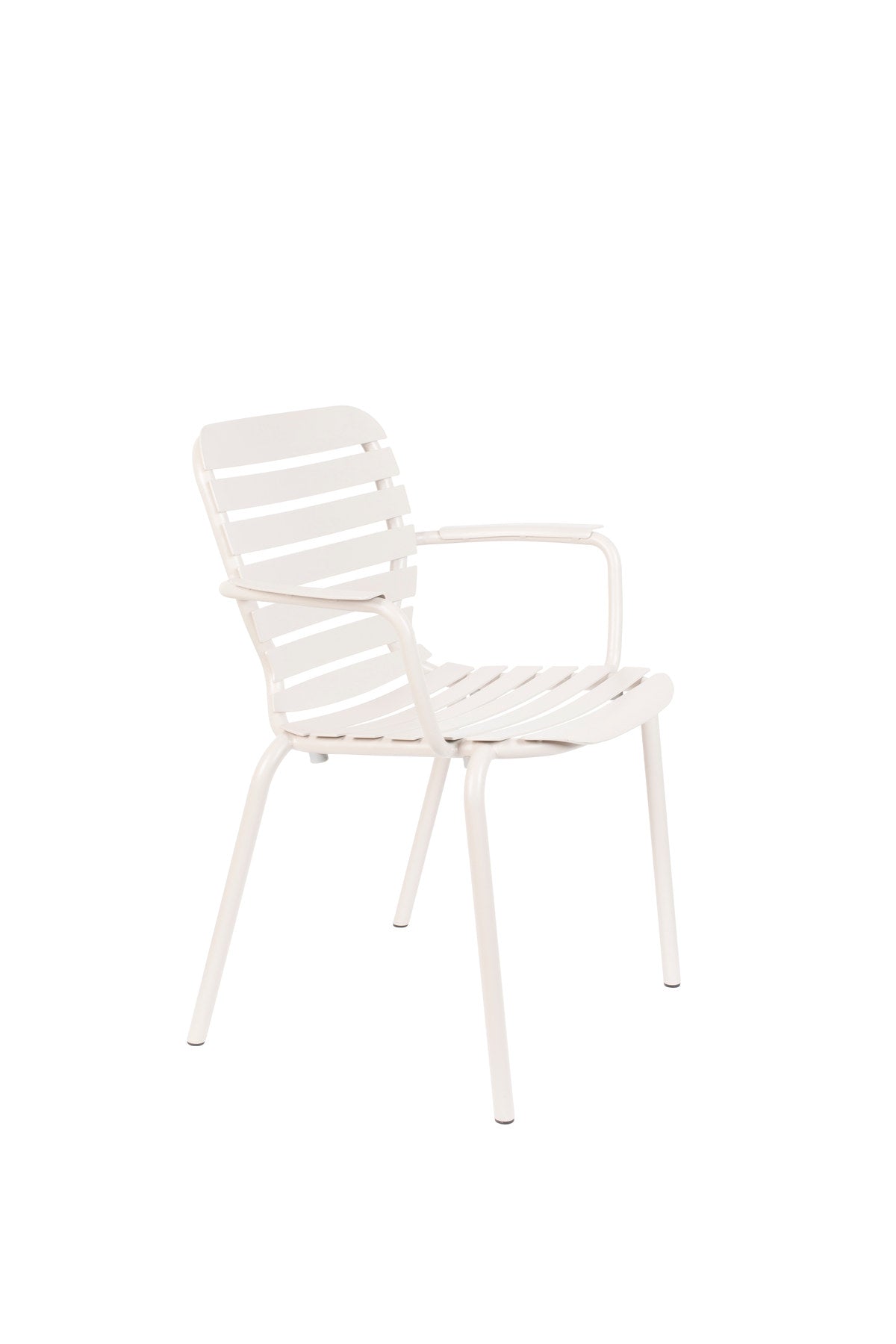 Gartentisch Vondel 168.5 + 4 Armlehnstühle Vondel weiss in Weiss präsentiert im Onlineshop von KAQTU Design AG. Gartentischset ist von Zuiver