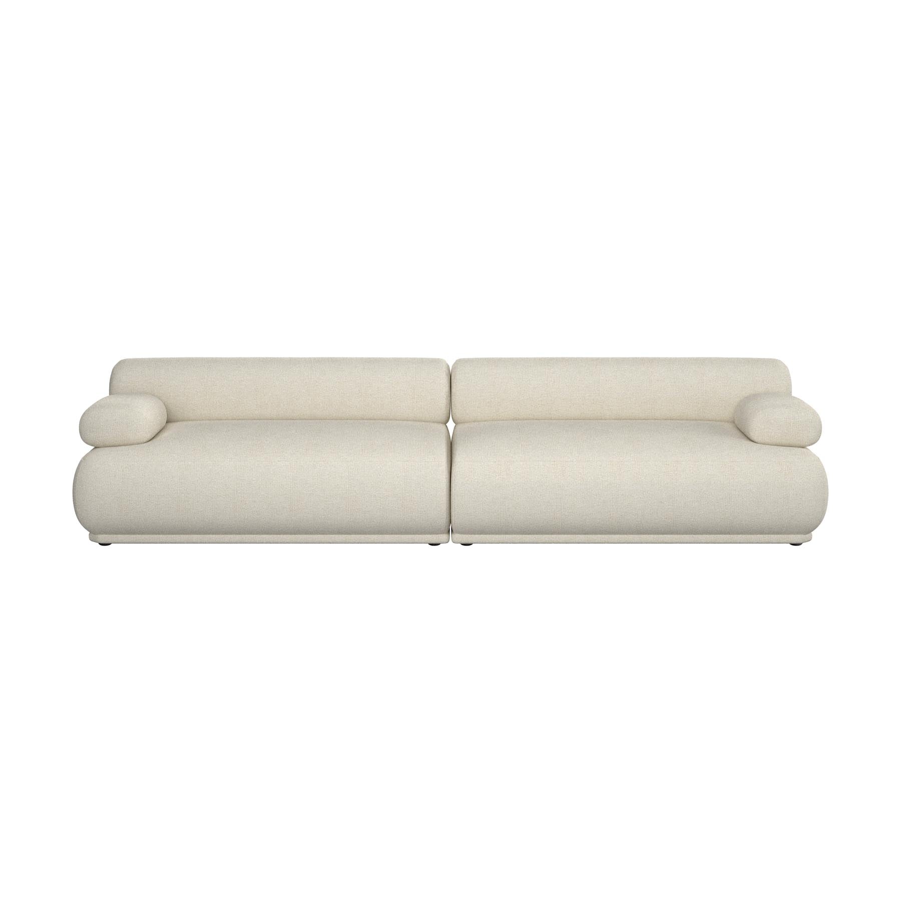 Sofa Rembrandt 3-Sitzer in Beige präsentiert im Onlineshop von KAQTU Design AG. 3er Sofa ist von Zuiver
