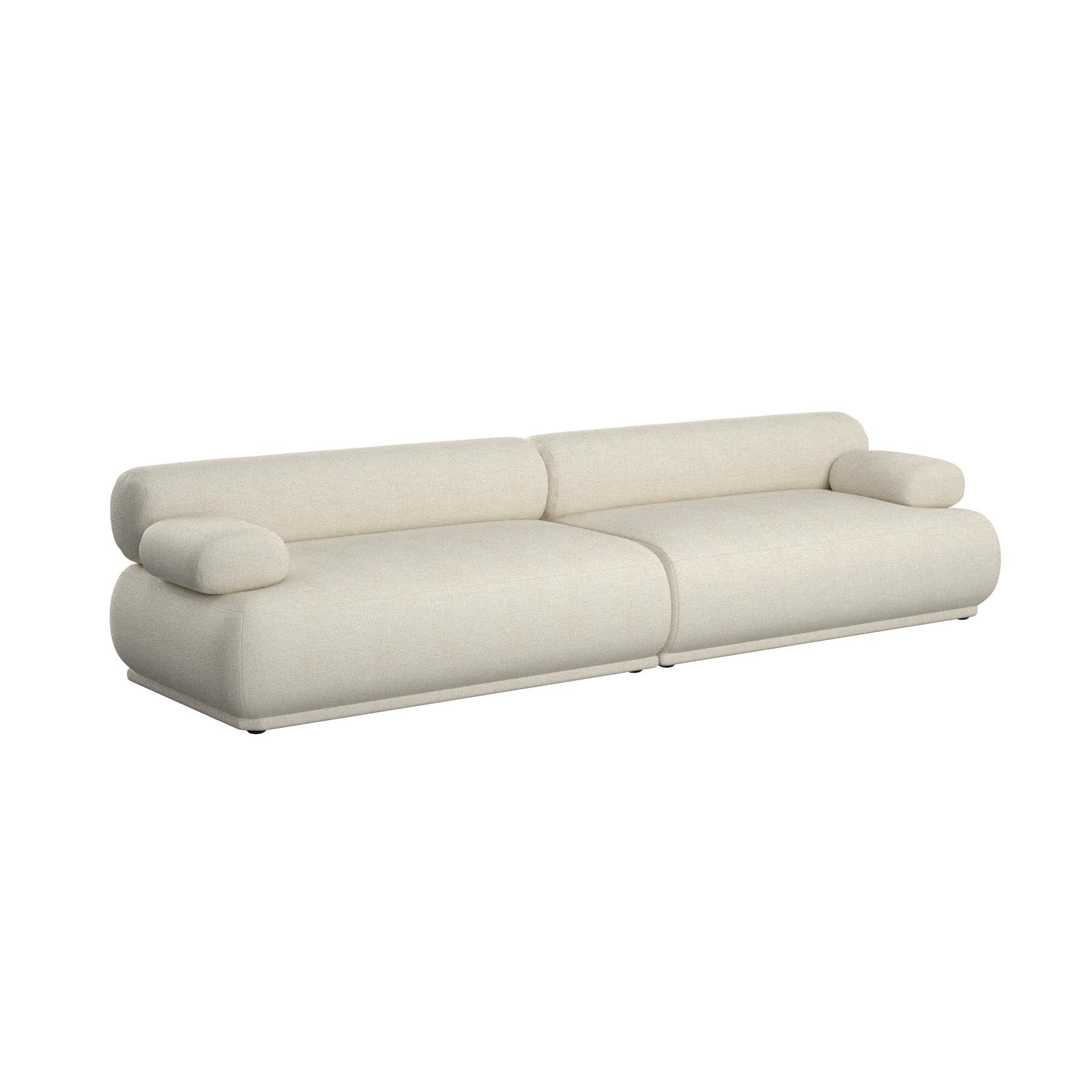 Sofa Rembrandt 3-Sitzer in Beige präsentiert im Onlineshop von KAQTU Design AG. 3er Sofa ist von Zuiver