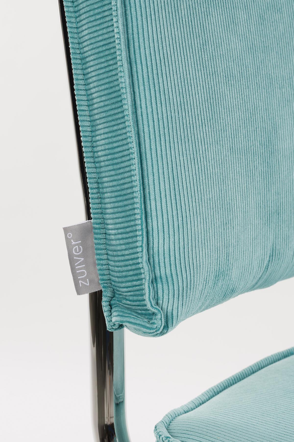 Stuhl Ridge in Blau präsentiert im Onlineshop von KAQTU Design AG. Stuhl ist von Zuiver