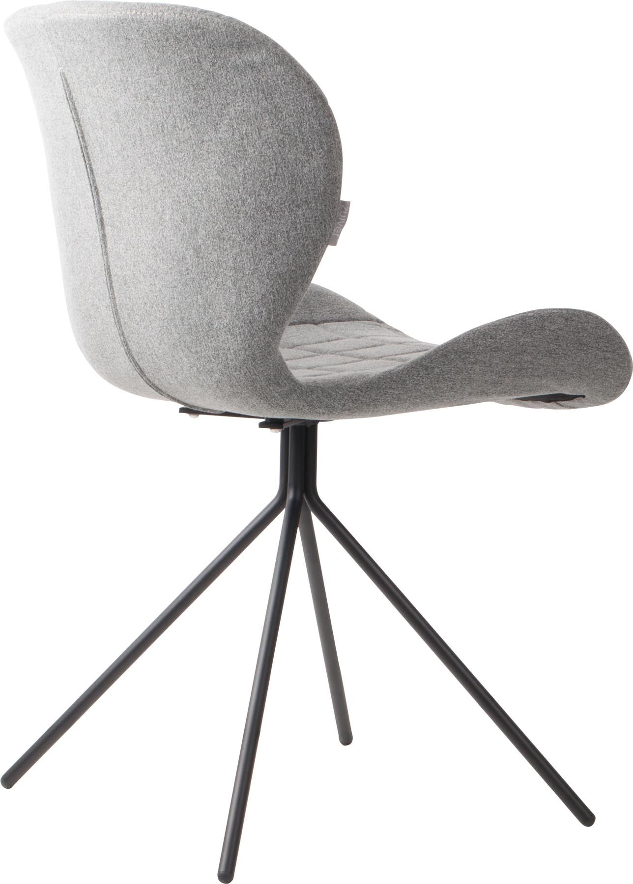 Stuhl OMG in Hellgrau präsentiert im Onlineshop von KAQTU Design AG. Stuhl ist von Zuiver