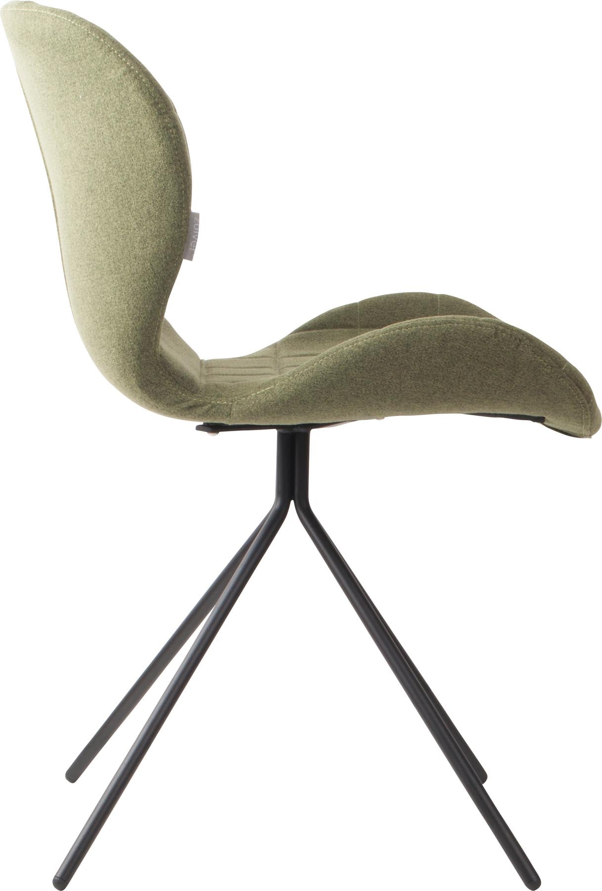 Stuhl OMG in Grün präsentiert im Onlineshop von KAQTU Design AG. Stuhl ist von Zuiver
