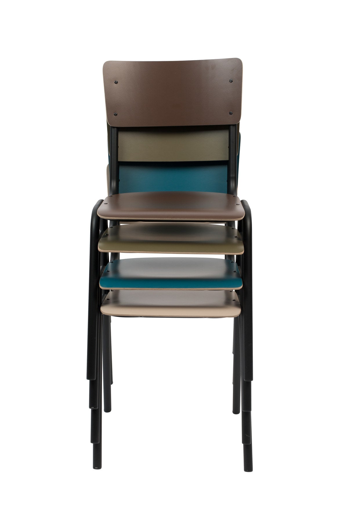 Stuhl Back to School in Olive präsentiert im Onlineshop von KAQTU Design AG. Stuhl ist von Zuiver