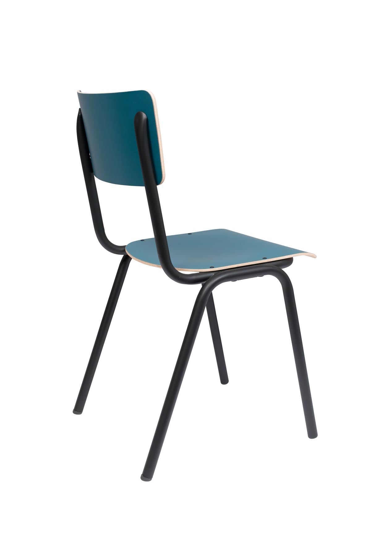 Stuhl Back to School in Blau präsentiert im Onlineshop von KAQTU Design AG. Stuhl ist von Zuiver