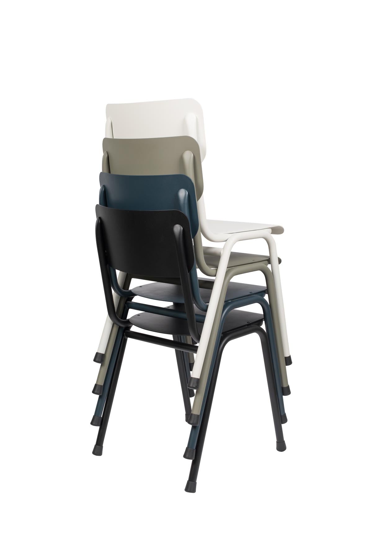 Stuhl Back to School Outdoor in Schwarz präsentiert im Onlineshop von KAQTU Design AG. Stuhl ist von Zuiver