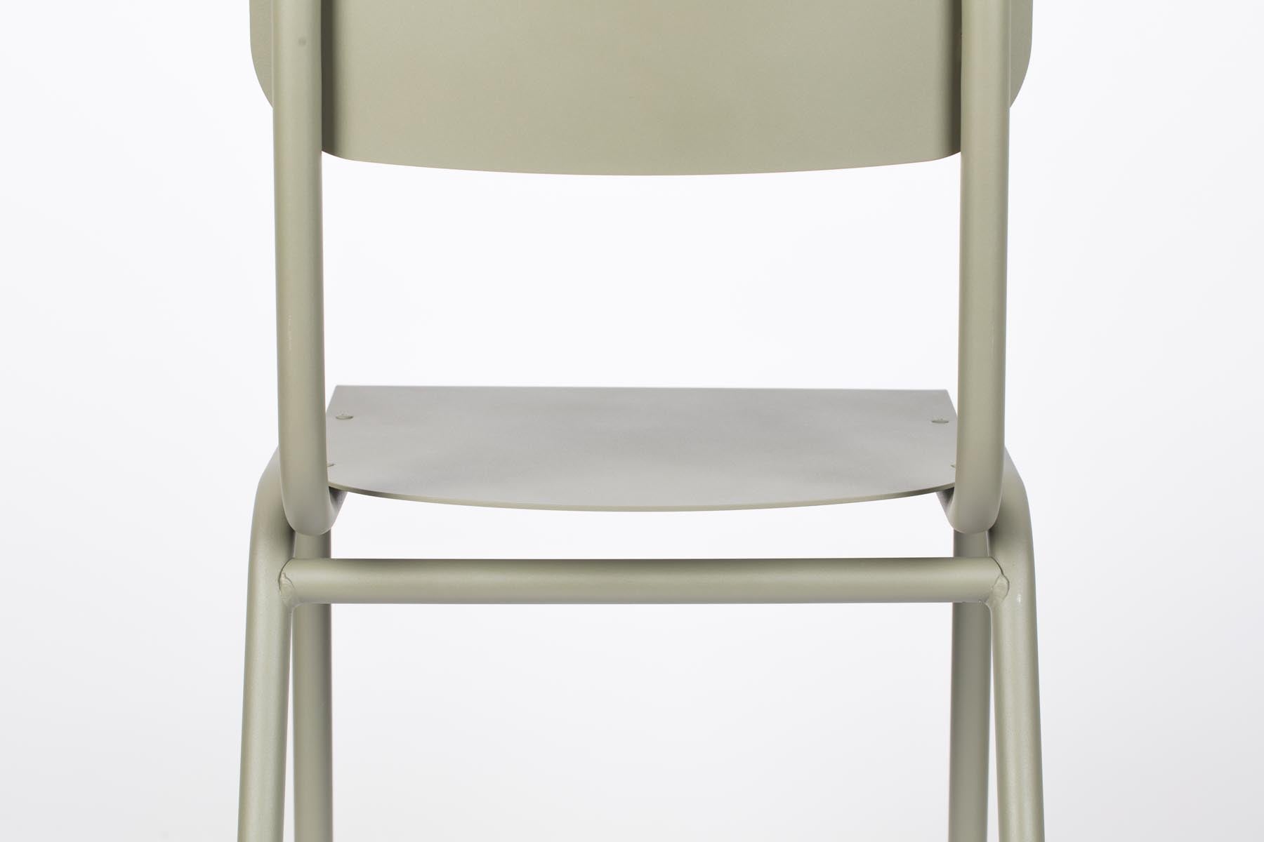 Stuhl Back to School Outdoor in Grau präsentiert im Onlineshop von KAQTU Design AG. Stuhl ist von Zuiver