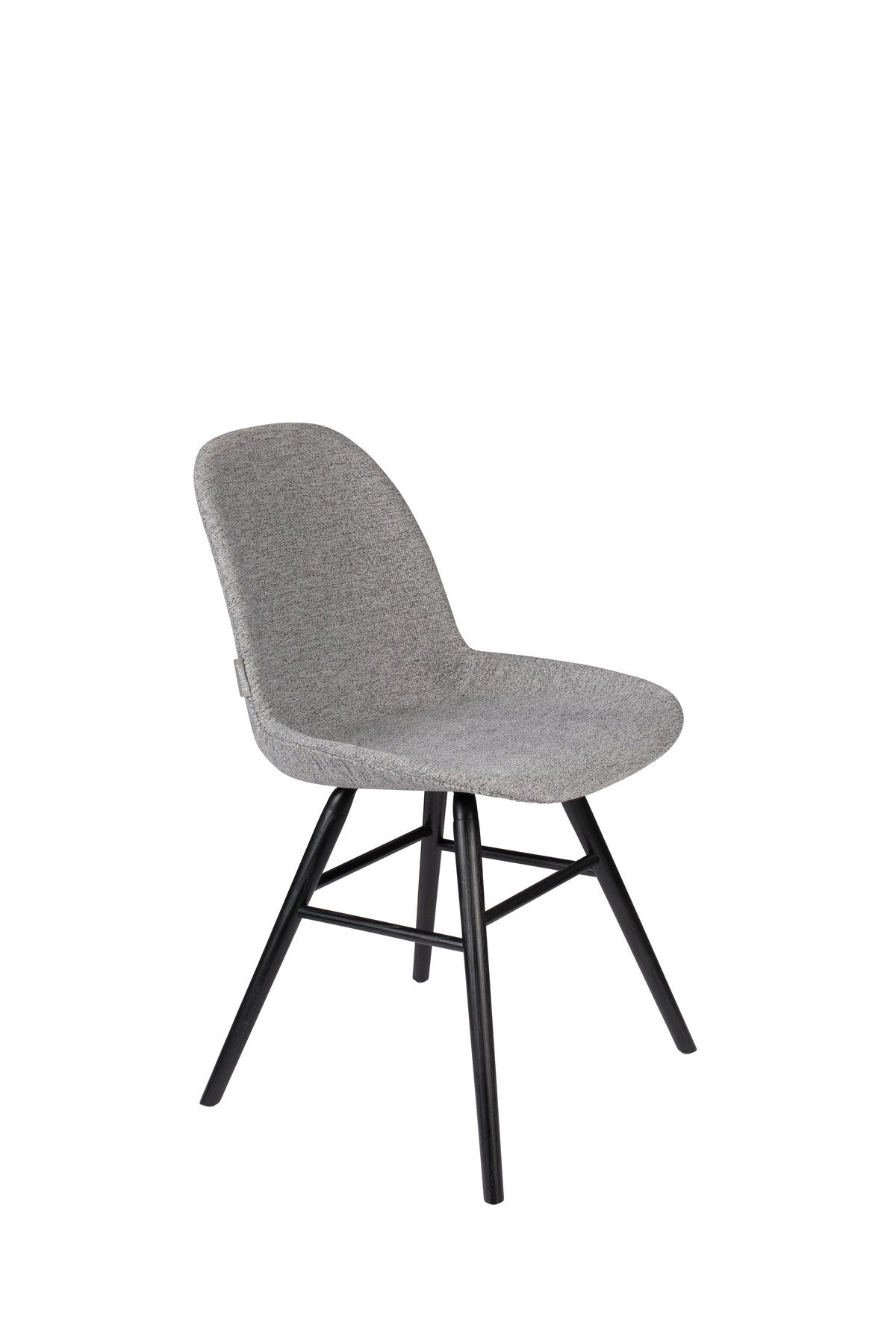 Stuhl Albert Kuip gepolstert in Grau präsentiert im Onlineshop von KAQTU Design AG. Stuhl ist von Zuiver