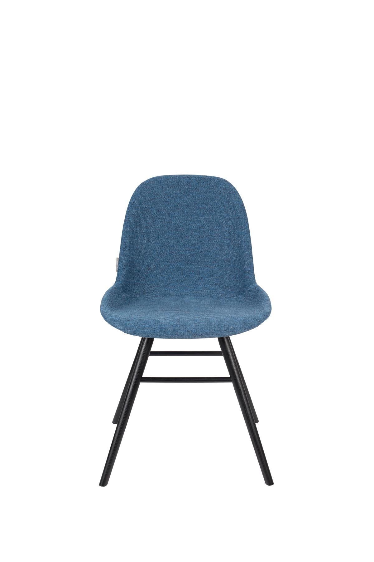 Stuhl Albert Kuip gepolstert in Blau präsentiert im Onlineshop von KAQTU Design AG. Stuhl ist von Zuiver