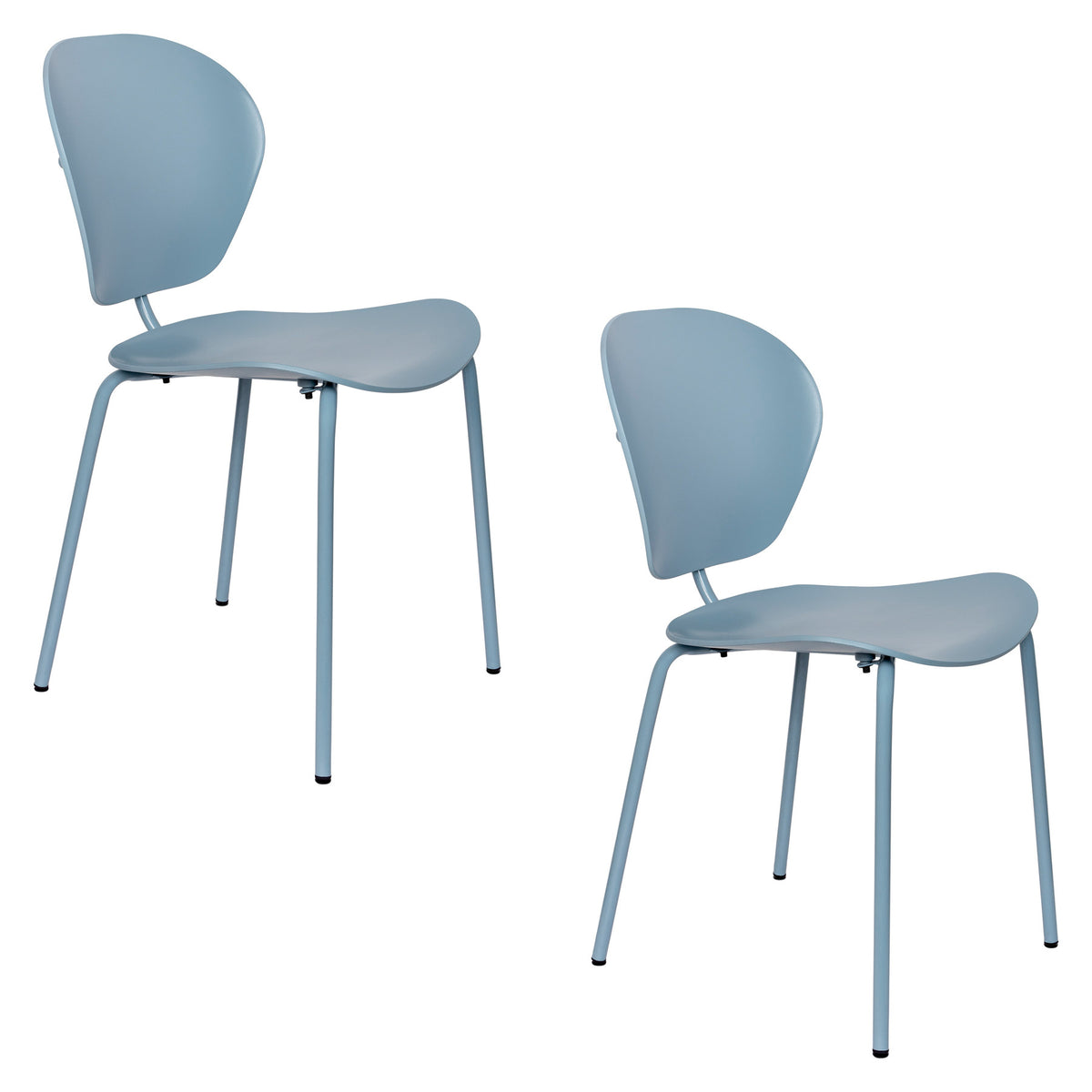 Stuhl The Ocean in Blau präsentiert im Onlineshop von KAQTU Design AG. Stuhl ist von Zuiver