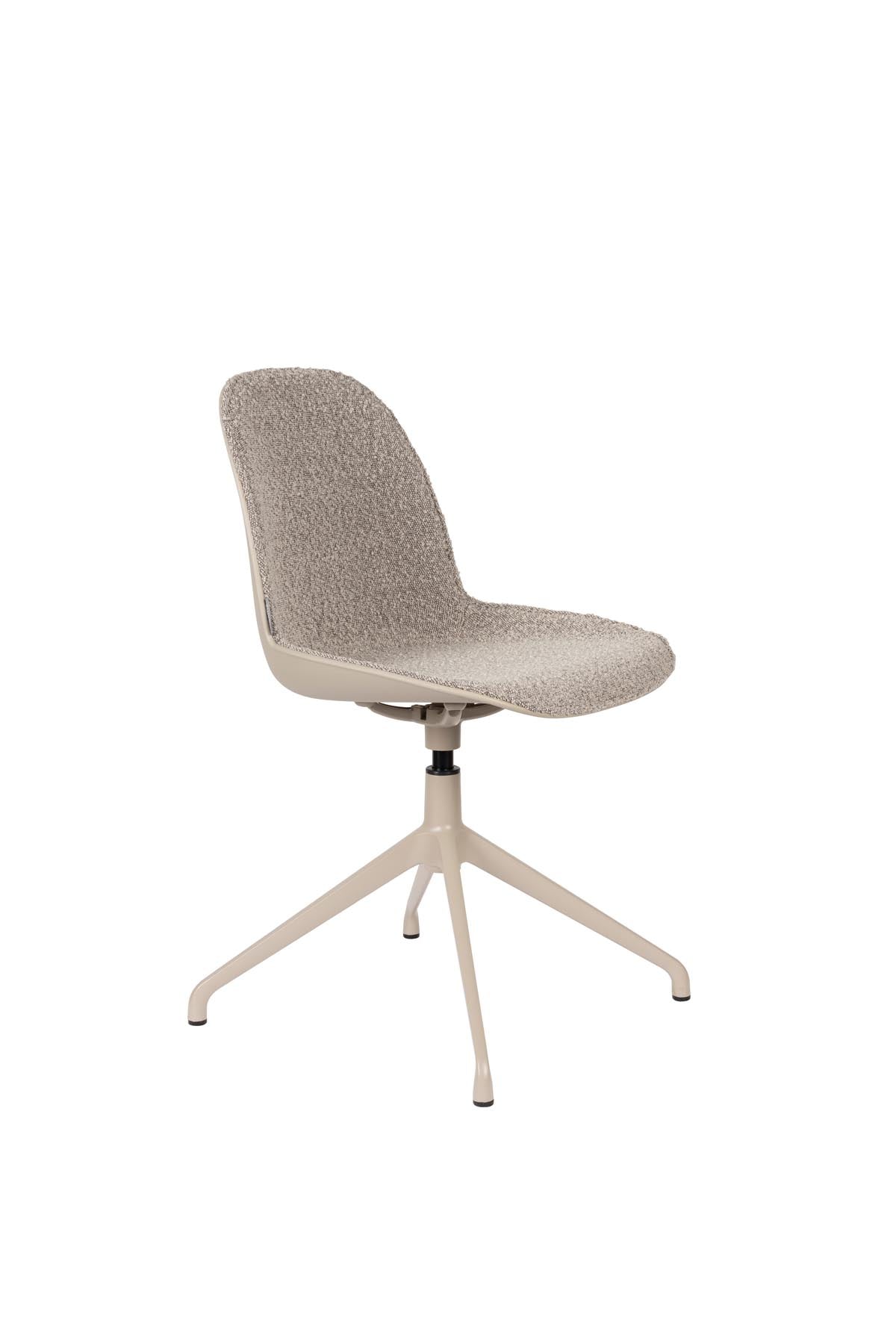 Stuhl Albert Kuip gepolstert in Taupe präsentiert im Onlineshop von KAQTU Design AG. Stuhl ist von Zuiver