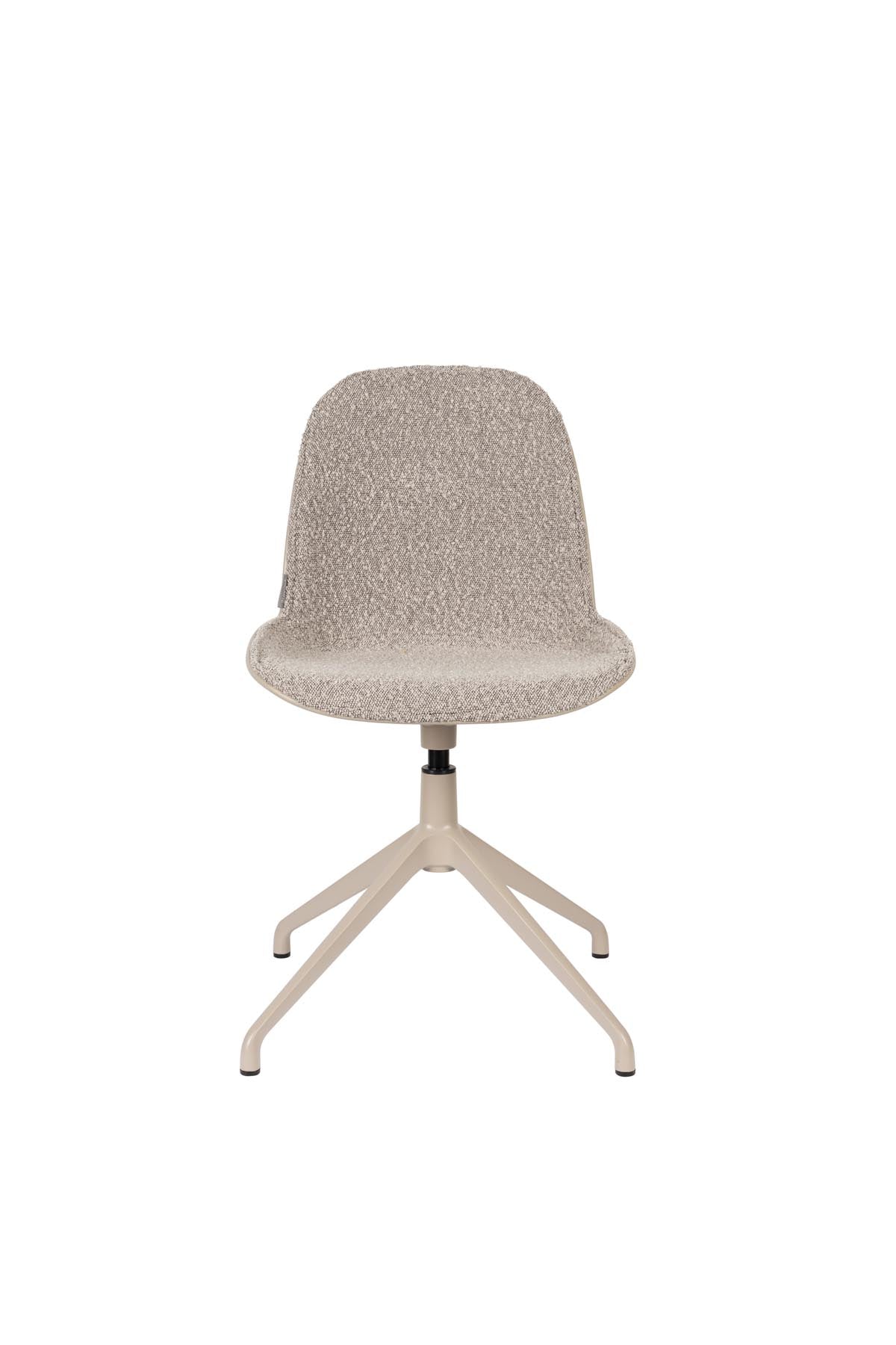 Stuhl Albert Kuip gepolstert in Taupe präsentiert im Onlineshop von KAQTU Design AG. Stuhl ist von Zuiver