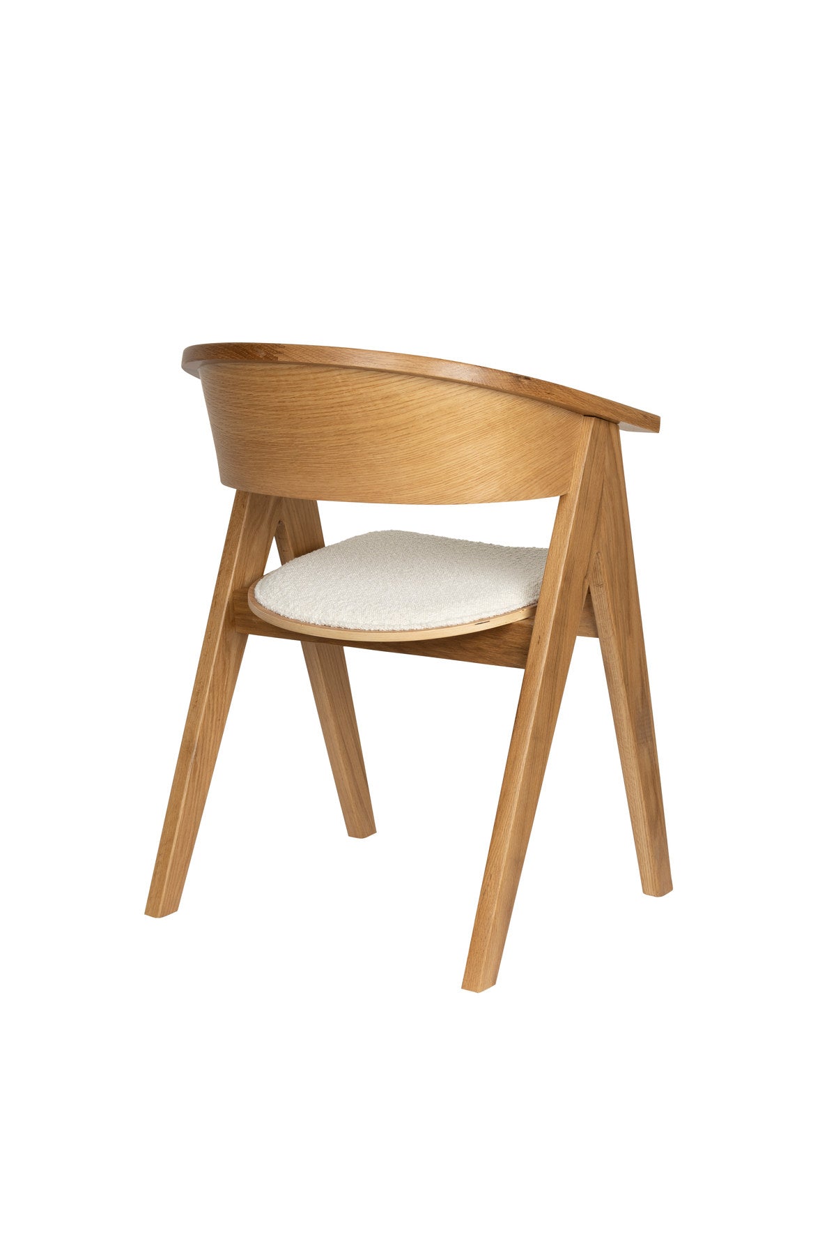 Stuhl Ndsm in Braun präsentiert im Onlineshop von KAQTU Design AG. Schalenstuhl mit Armlehne ist von Zuiver