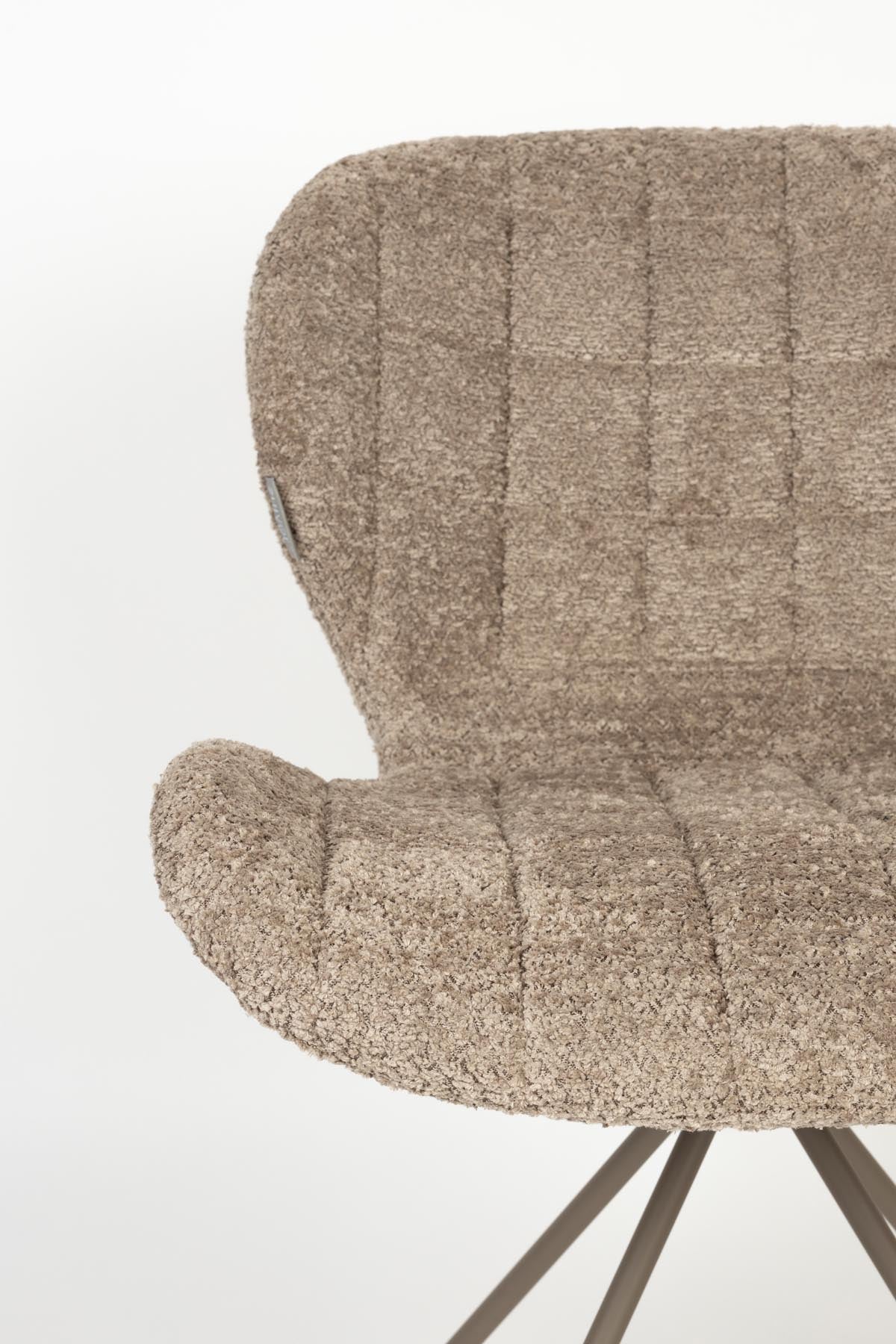 Stuhl OMG Soft in Beige präsentiert im Onlineshop von KAQTU Design AG. Stuhl ist von Zuiver