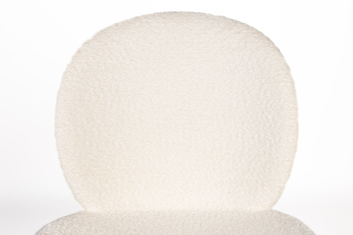 Bonnet Chair in Weiss präsentiert im Onlineshop von KAQTU Design AG. Stuhl ist von Zuiver