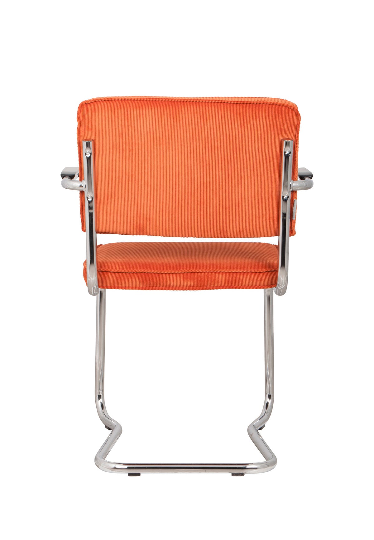 Armlehnstuhl Ridge in orange präsentiert im Onlineshop von KAQTU Design AG. Stuhl mit Armlehne ist von Zuiver
