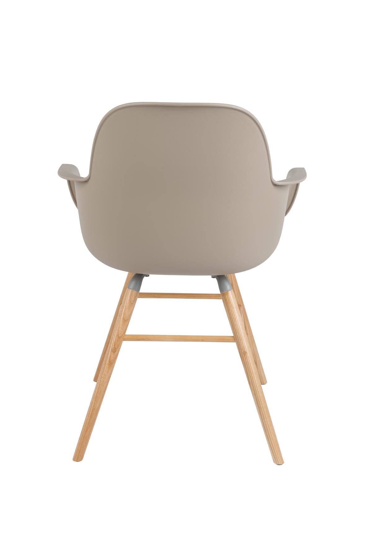 Armlehnstuhl Albert Kuip in Taupe präsentiert im Onlineshop von KAQTU Design AG. Stuhl mit Armlehne ist von Zuiver