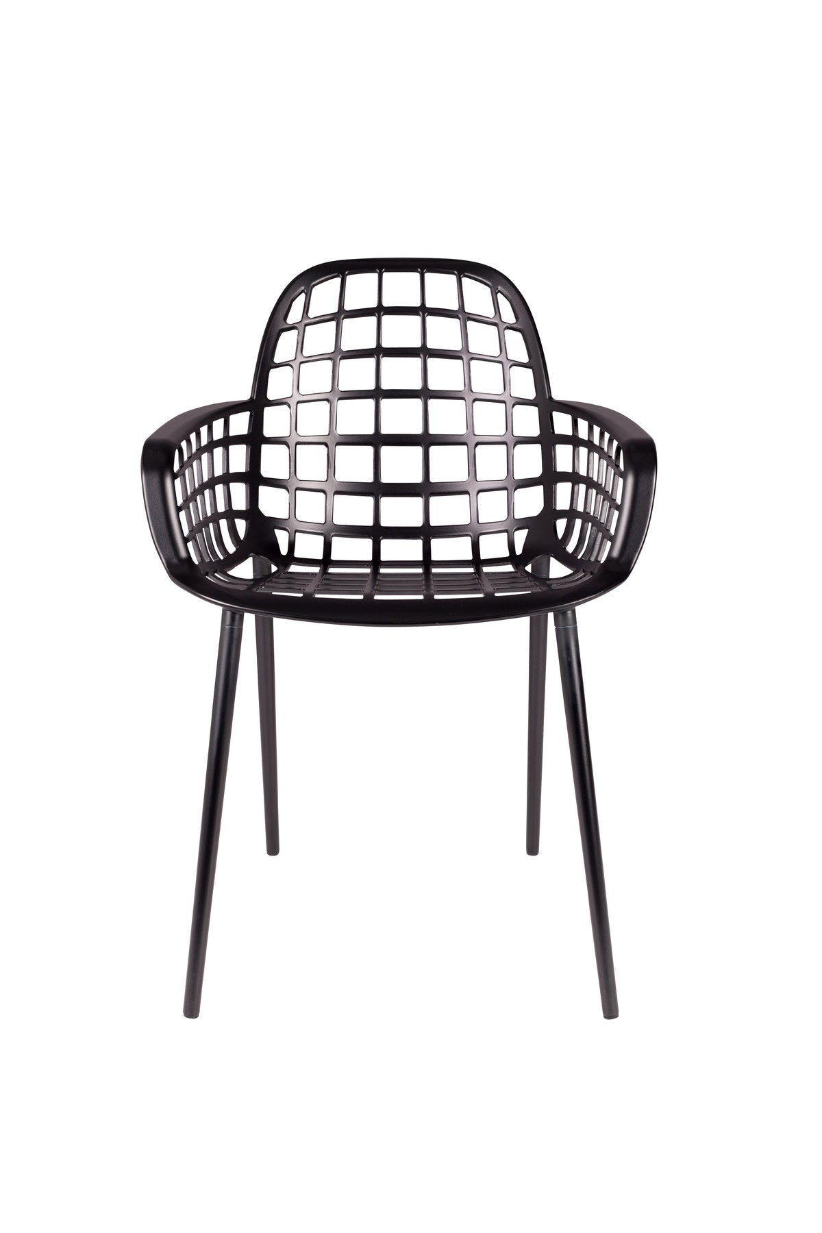 Gartenstuhl mit Armlehne Albert Kuip in Schwarz präsentiert im Onlineshop von KAQTU Design AG. Gartenstuhl mit Armlehnen ist von Zuiver