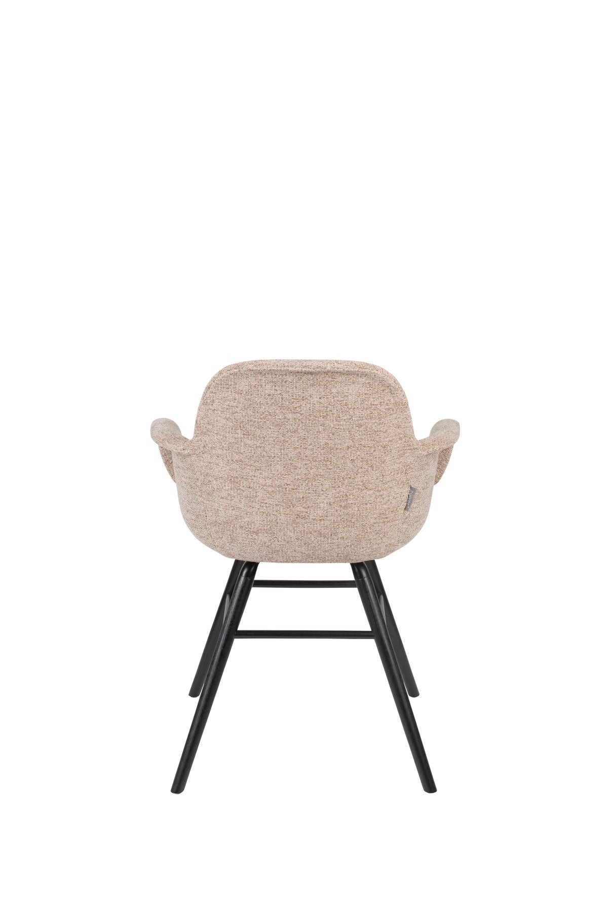 Armlehnstuhl Albert Kuip gepolstert in beige präsentiert im Onlineshop von KAQTU Design AG. Stuhl mit Armlehne ist von Zuiver