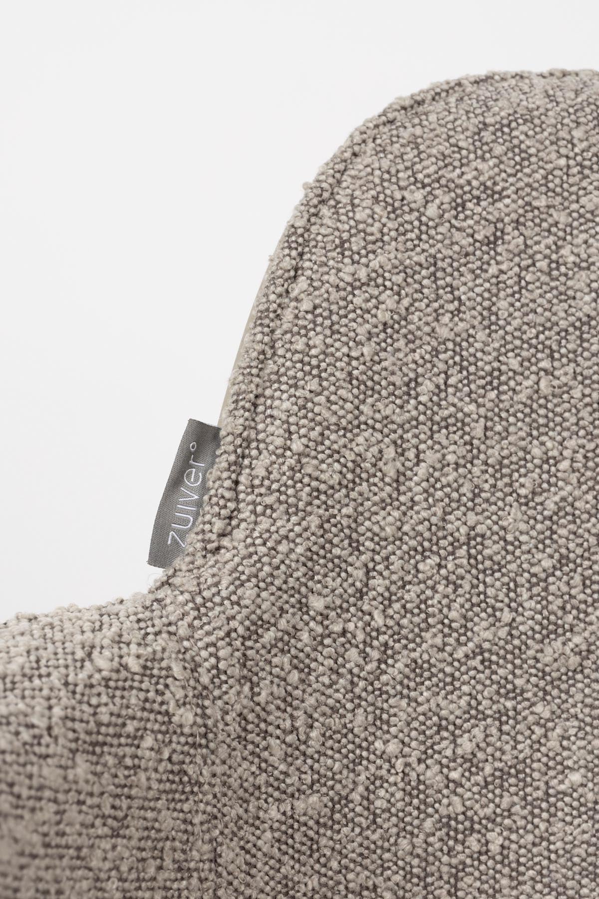 Armlehnstuhl Albert Kuip Swivel in Taupe präsentiert im Onlineshop von KAQTU Design AG. Dreh-Schalenstuhl mit Armlehnen ist von Zuiver