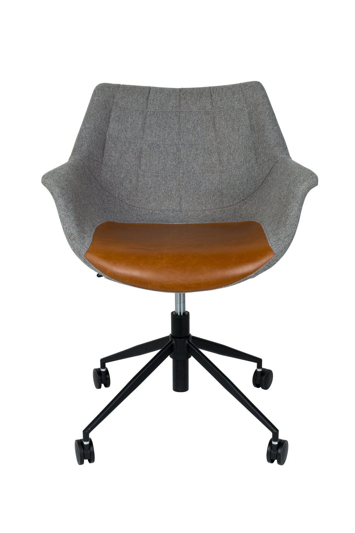 Bürostuhl Doulton in Braun präsentiert im Onlineshop von KAQTU Design AG. Bürostuhl ist von Zuiver