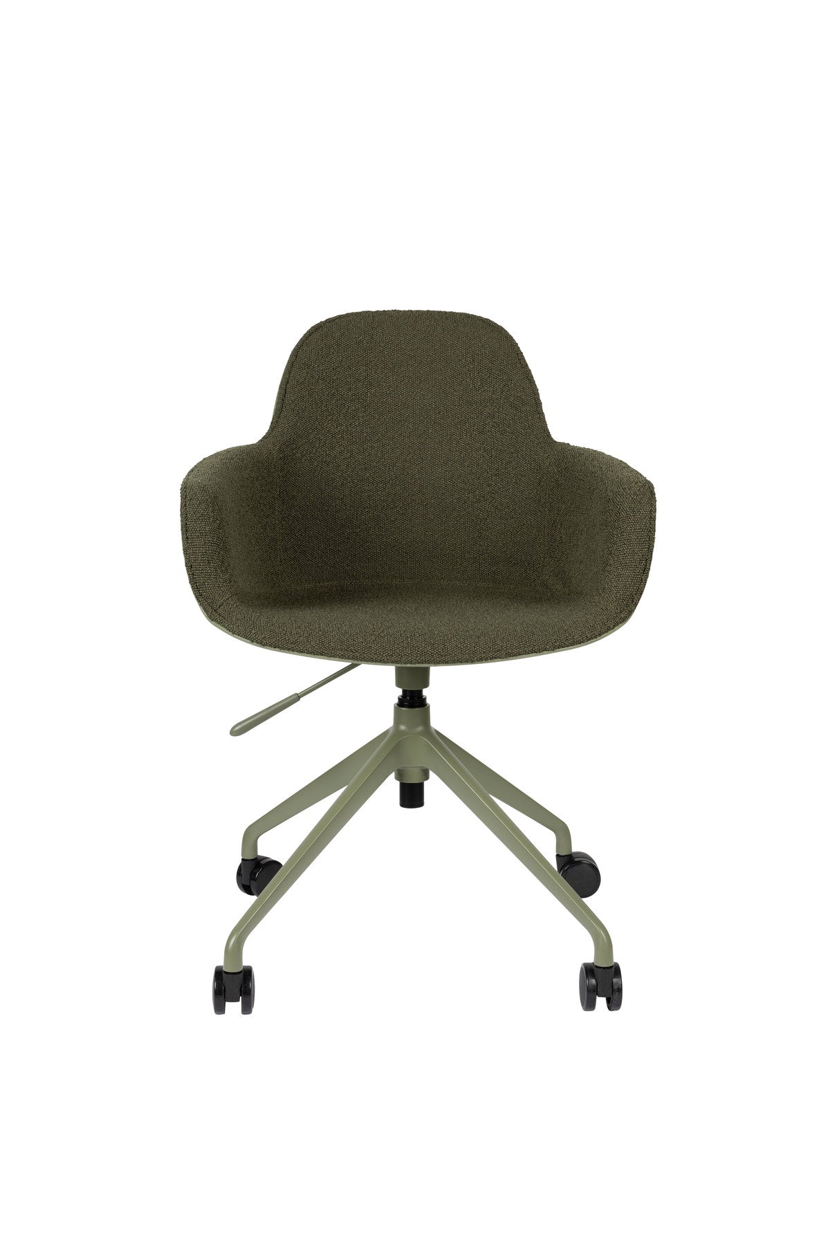 Bürostuhl mit Armlehne Albert Kuip in Grün präsentiert im Onlineshop von KAQTU Design AG. Bürostuhl mit Armlehne ist von Zuiver