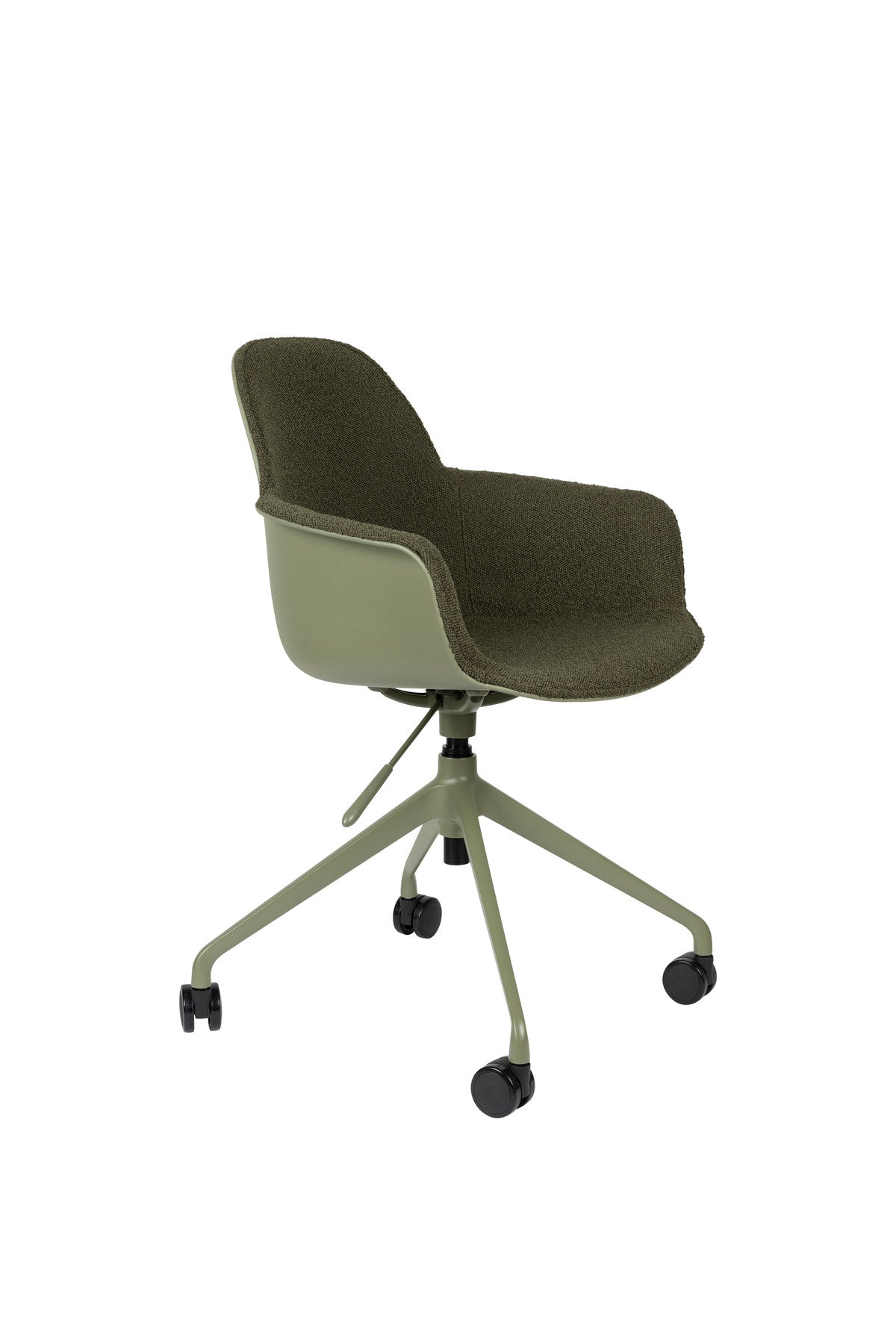 Bürostuhl mit Armlehne Albert Kuip in Grün präsentiert im Onlineshop von KAQTU Design AG. Bürostuhl mit Armlehne ist von Zuiver