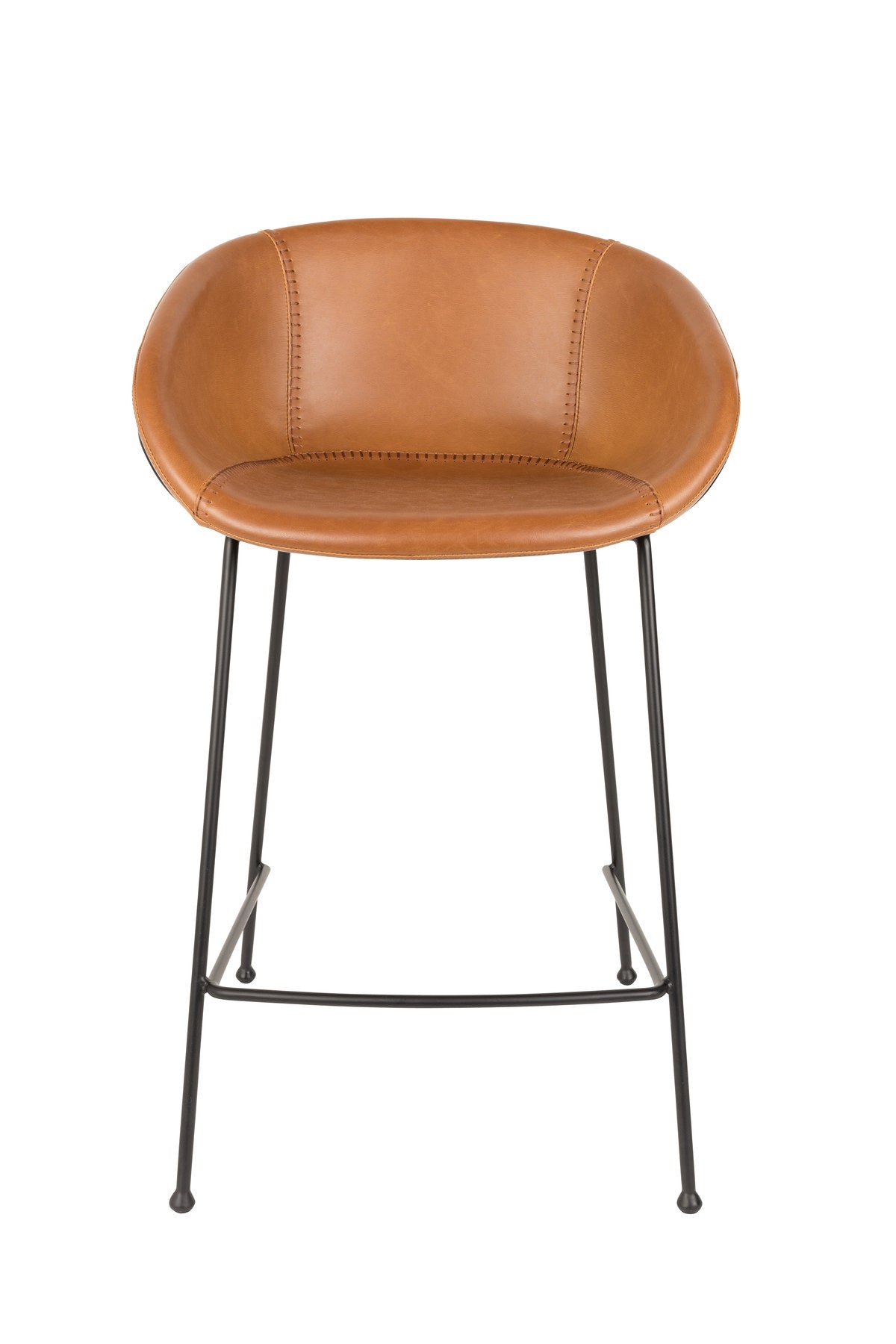 Barstuhl Feston in Braun präsentiert im Onlineshop von KAQTU Design AG. Barstuhl ist von Zuiver