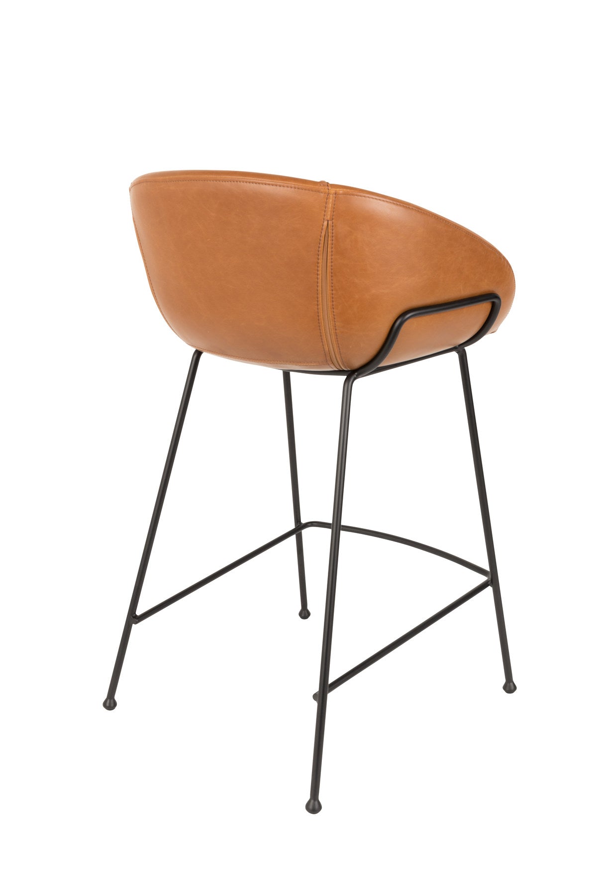Barstuhl Feston in Braun präsentiert im Onlineshop von KAQTU Design AG. Barstuhl ist von Zuiver