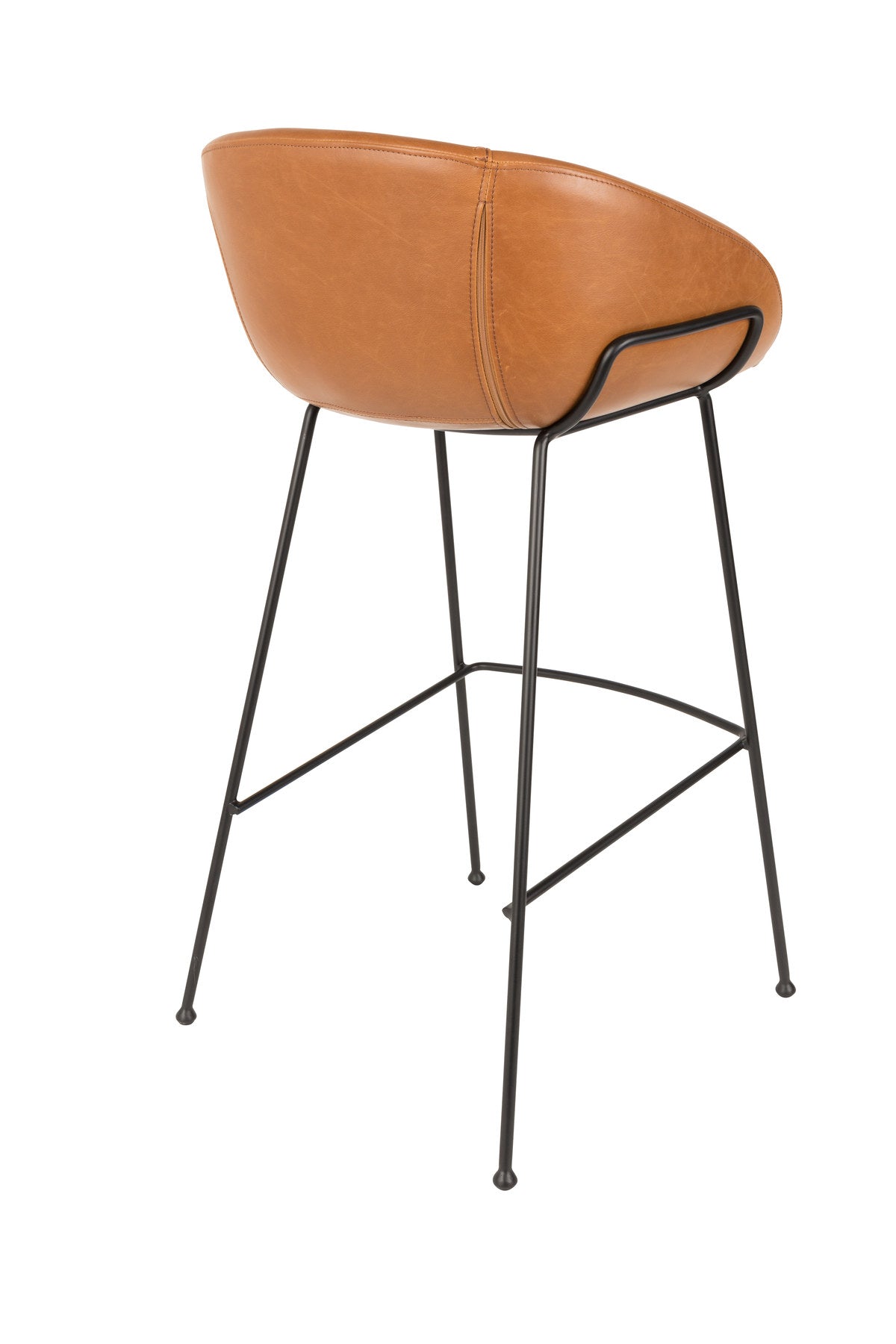 Barstuhl Feston in Braun präsentiert im Onlineshop von KAQTU Design AG. Barstuhl ist von Zuiver