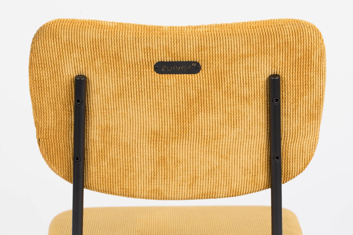 Barstuhl Benson in Gelb präsentiert im Onlineshop von KAQTU Design AG. Barstuhl ist von Zuiver