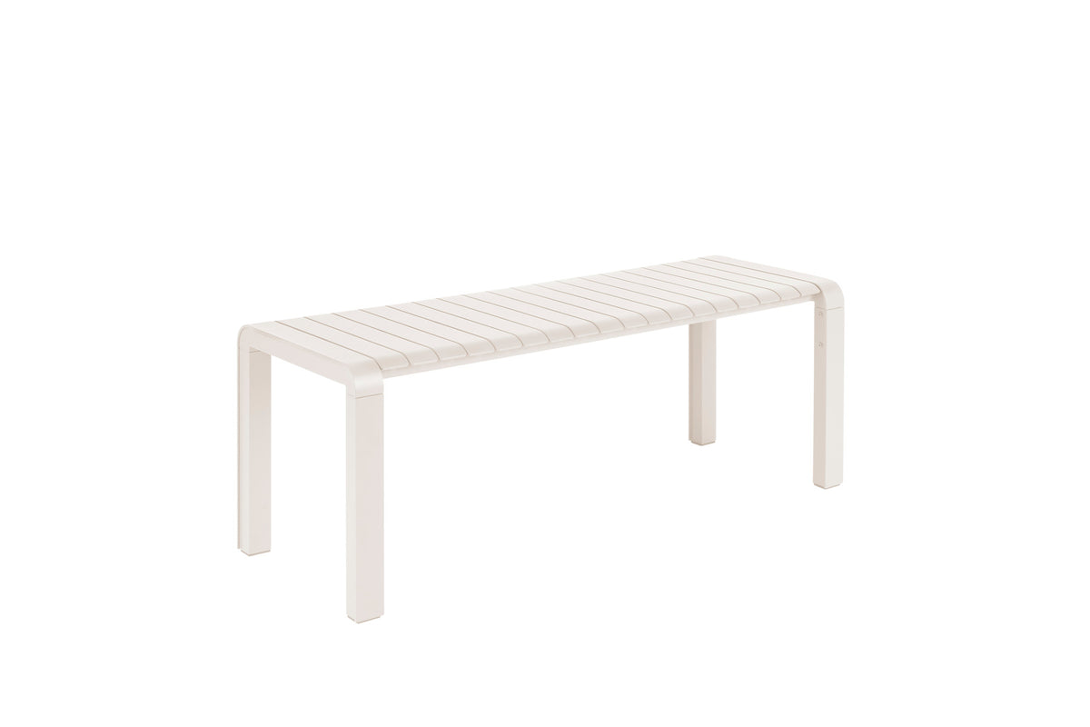 Gartenbank Vondel in Weiss präsentiert im Onlineshop von KAQTU Design AG. Gartenbank ist von Zuiver
